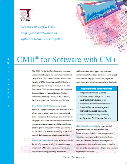 Neuma CMII Product Sheet